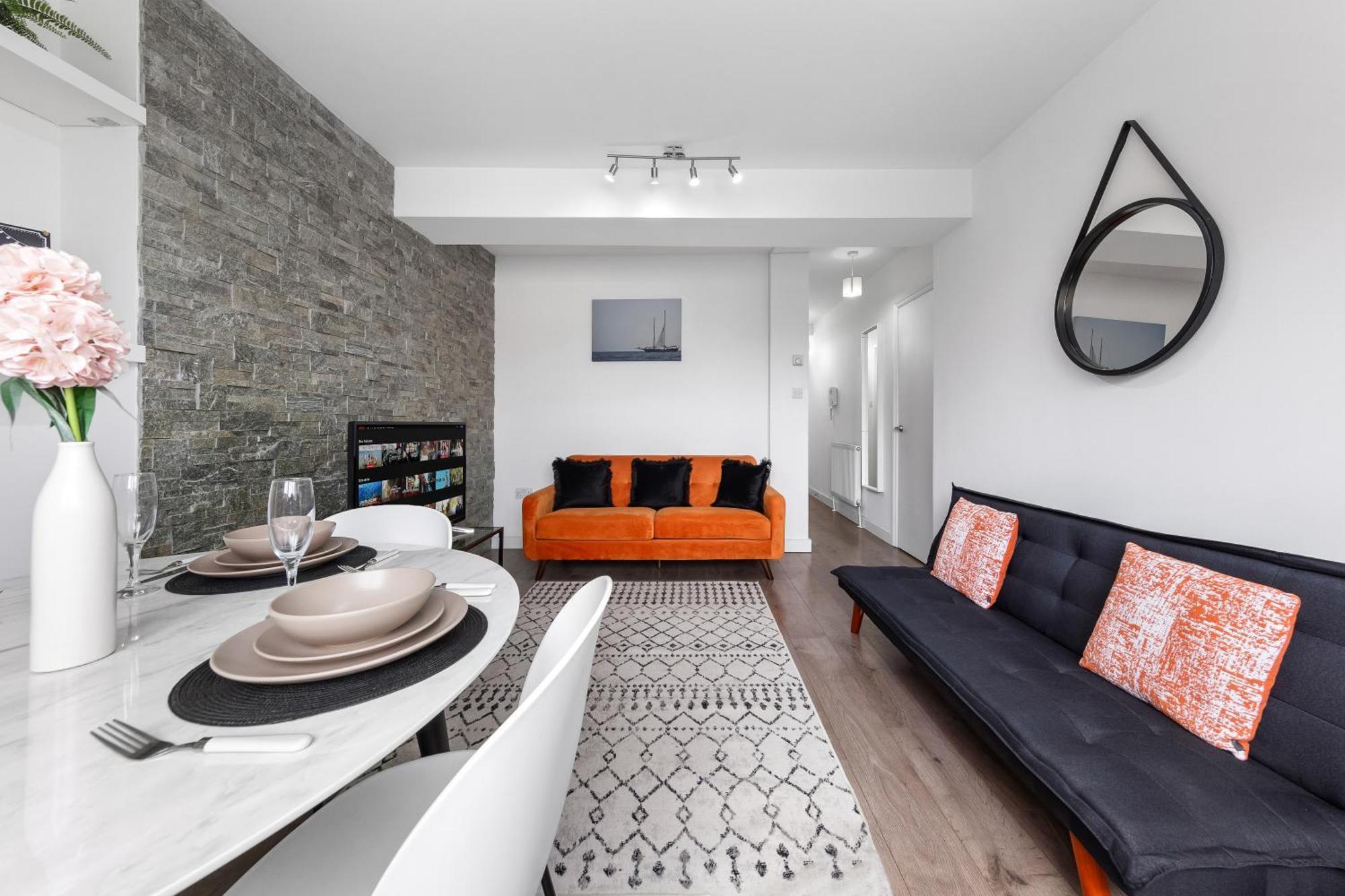 Central London Two Bedroom Serviced Apartment - Nine Elms Luxury Stay - Vauxhall & Westminster Екстер'єр фото