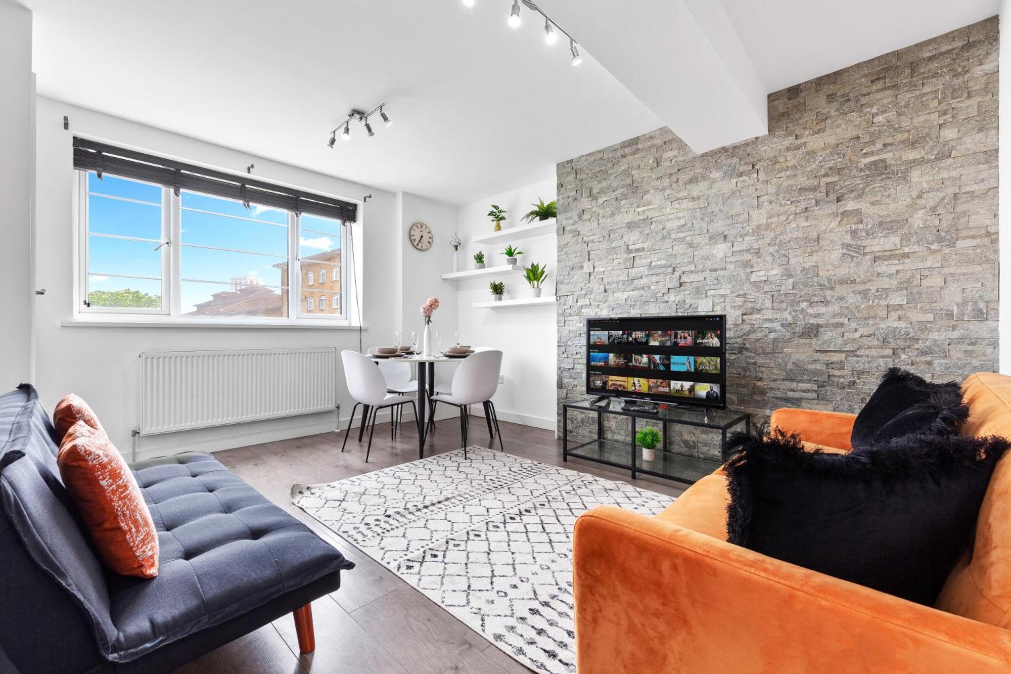 Central London Two Bedroom Serviced Apartment - Nine Elms Luxury Stay - Vauxhall & Westminster Екстер'єр фото